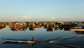 Start your journey with Tonle Sap’s vibrant glow